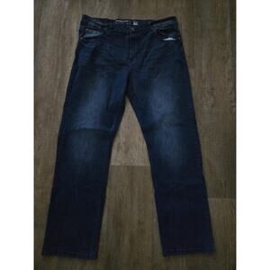 LRG LIFTED RESEARCH GROUP Straight Fit Jeans 40x32 Stretch Medium Wash